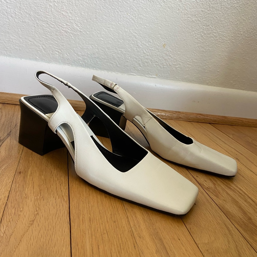 Zara Squared Slingbacks - 6.5 - Picture 4 of 7